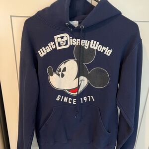 Authentic Disney, Disney Park navy Mickey hoodie size small